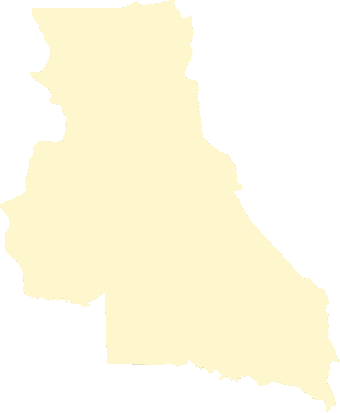 Carte region de l'Est cameroun